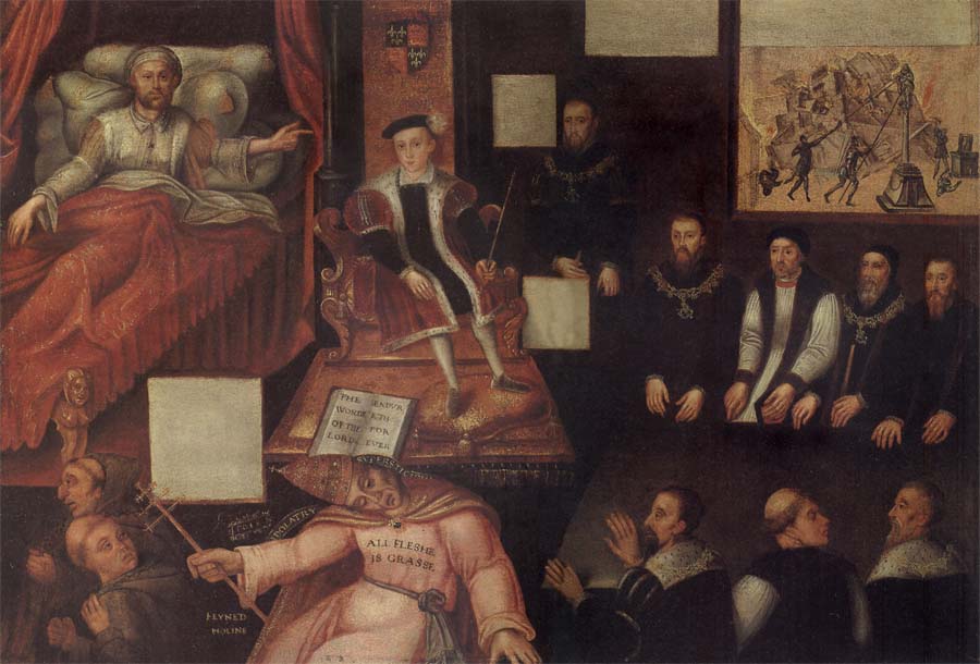Edward and the Pope,and anti-papal allegorical painting